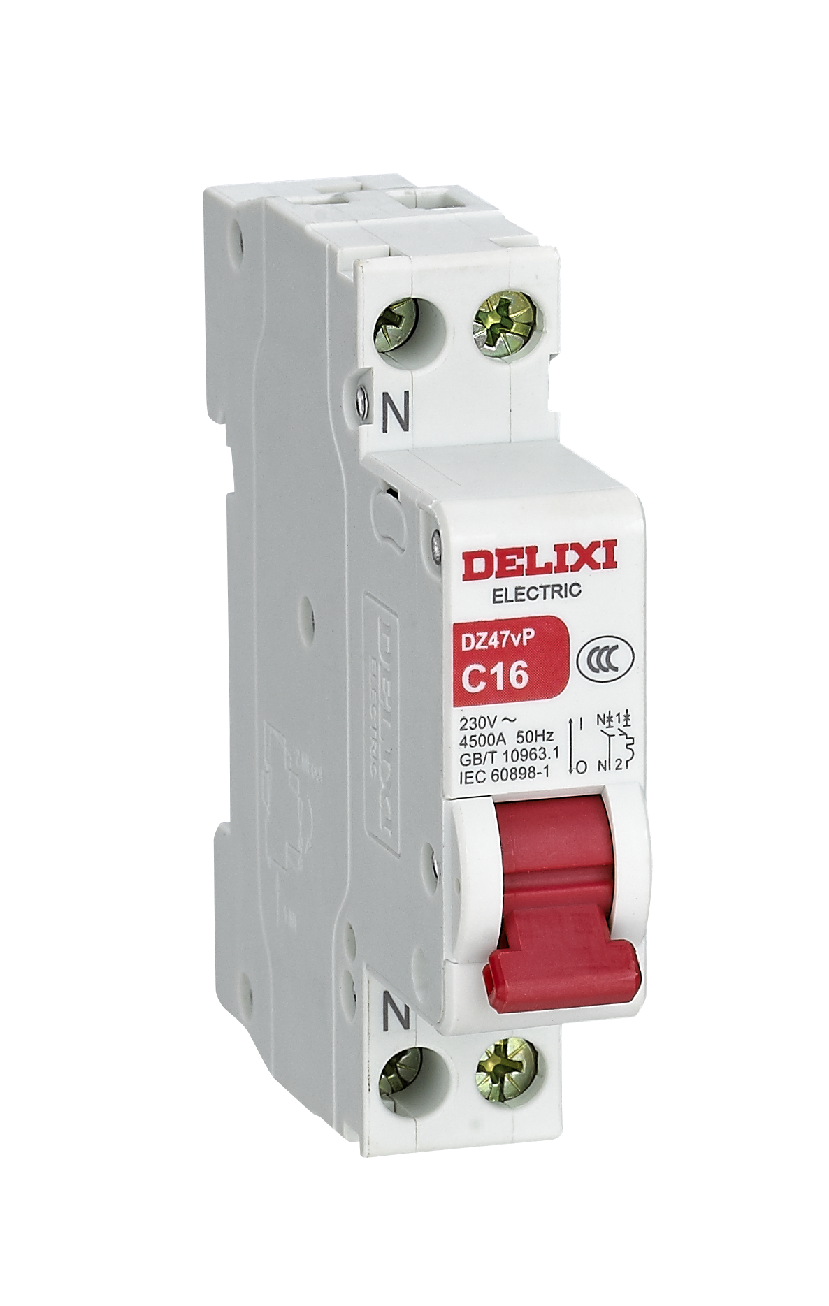 DZ47vP Phase Line + Neutral Line Circuit Breaker