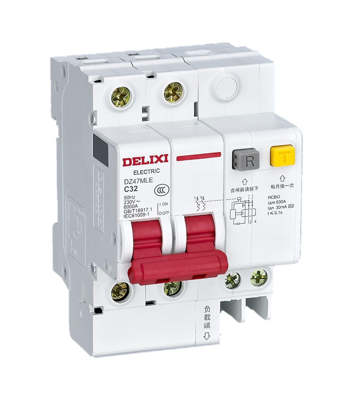 DZ47MLE-U2 Miniature Earth Residual Current Circuit Breaker