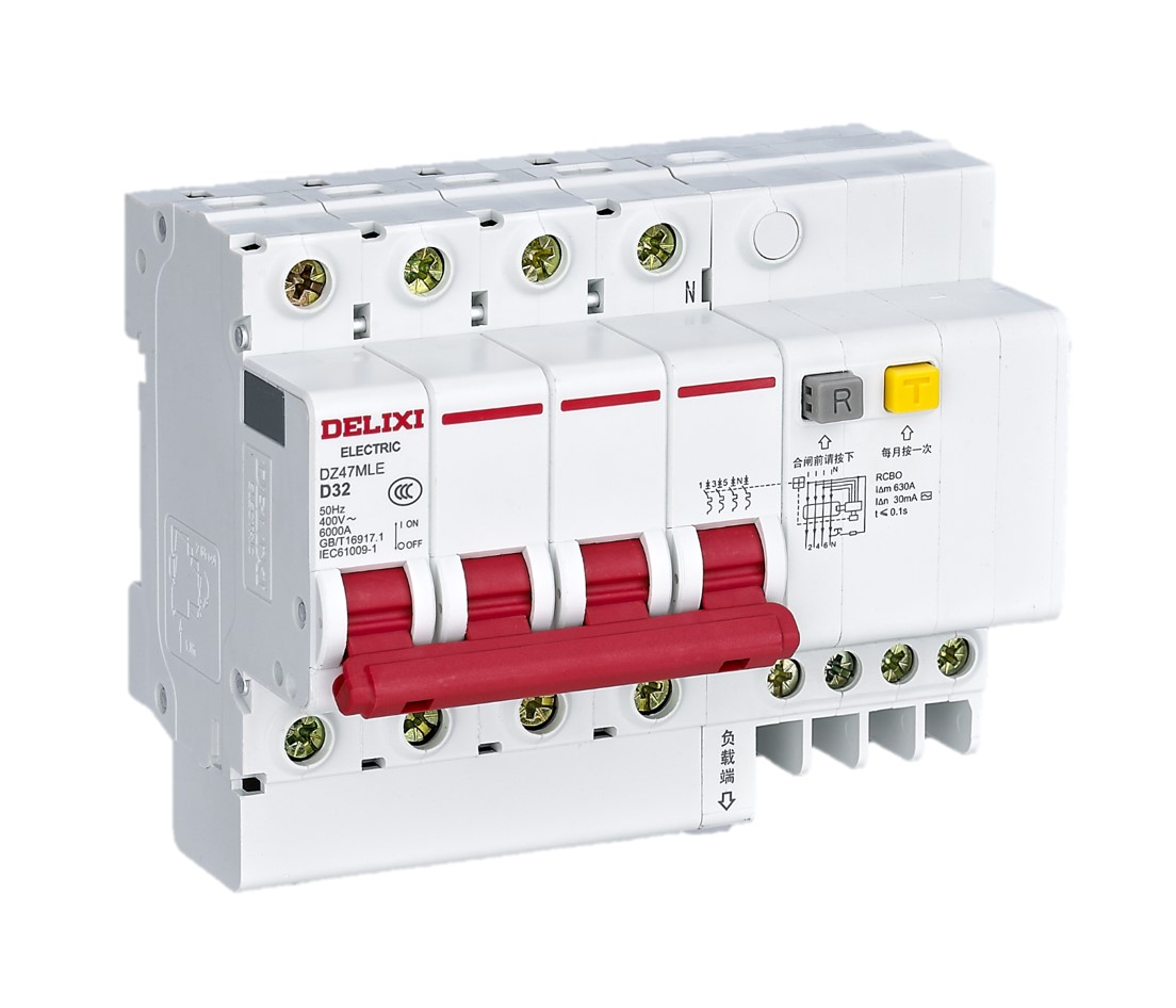 DZ47MLE-U4 Miniature Earth Residual Current Circuit Breaker