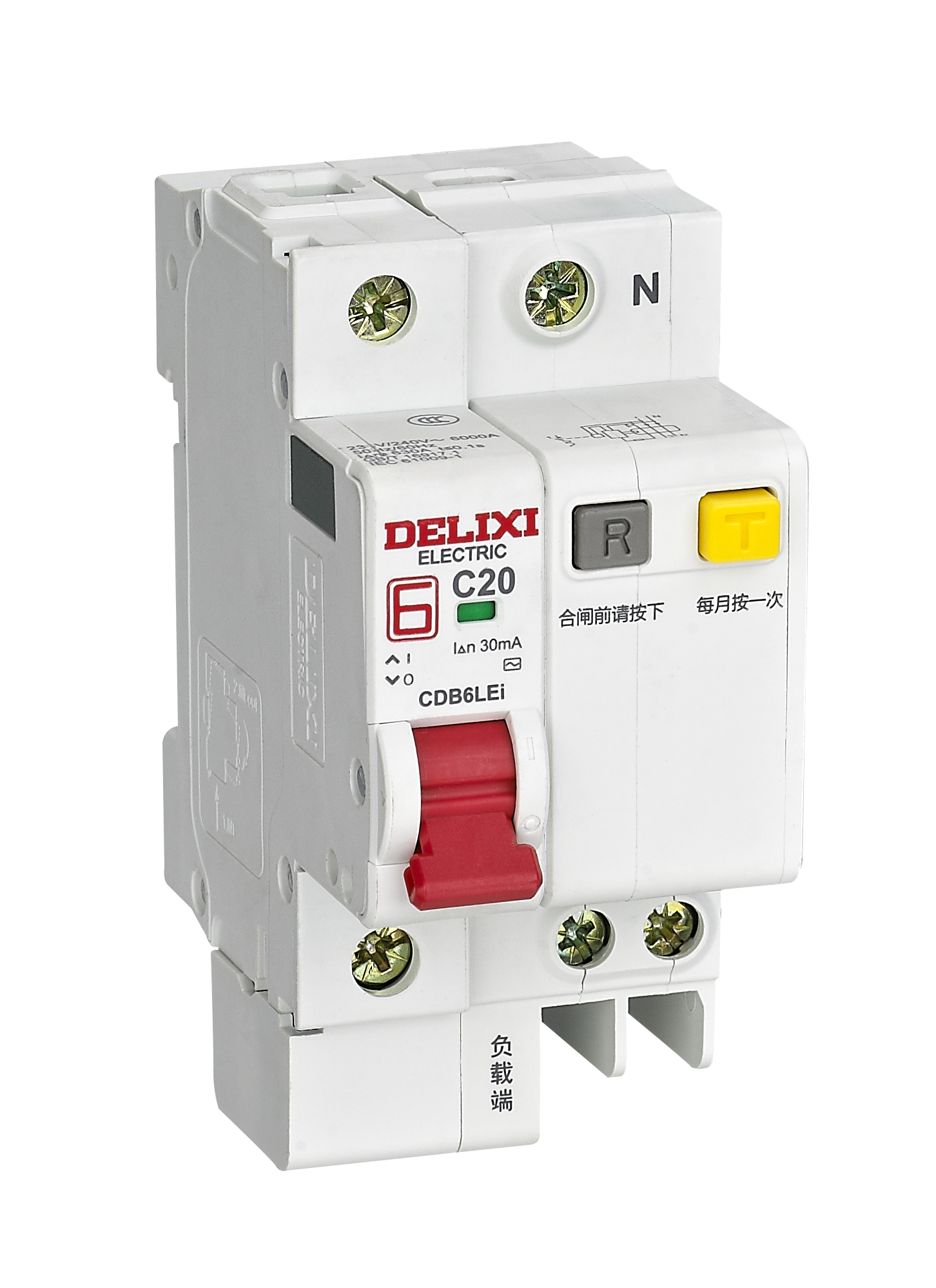 CDB6LEi-U1RT Miniature Residual Current Operated Circuit Breaker