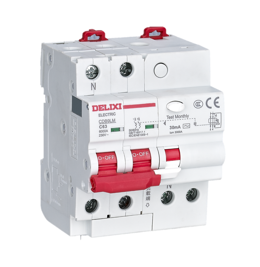 CDB9LM-U2 Electromagnetic Miniature Earth Residual Current Circuit Breaker