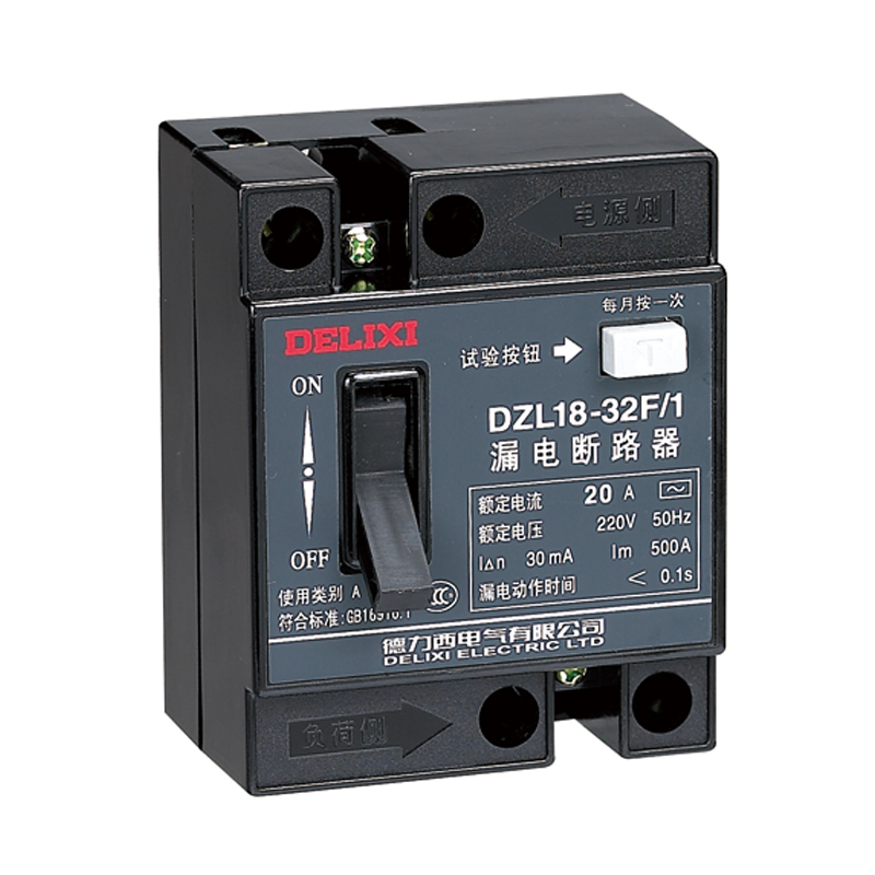 DZL18 Series Thermal-Magnetic Residual Current Operated Circuit Breaker