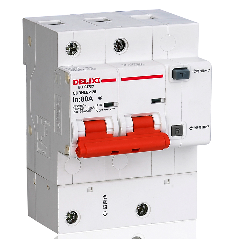 CDBHLE-125 High-Current Earth Residual Current Circuit Breaker