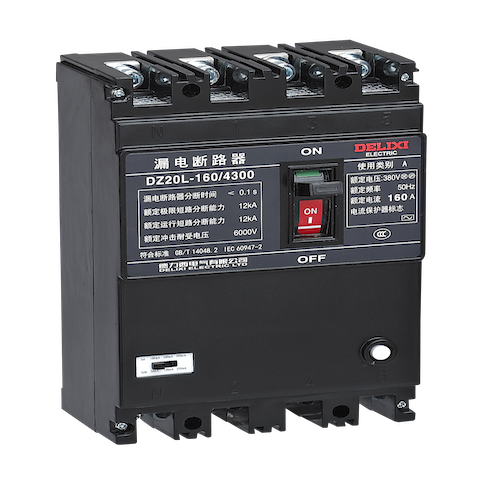 DZ20L-160 Residual Current Operated Circuit Breaker