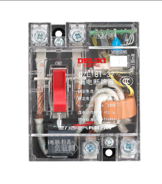DZL18T Transparent Earth Residual Current Circuit Breaker - Imagen 2