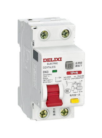 DZ47sLES-1P+N Miniature Earth Residual Current Circuit Breaker