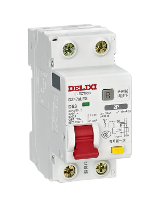 DZ47sLES-2P Miniature Earth Residual Current Circuit Breaker